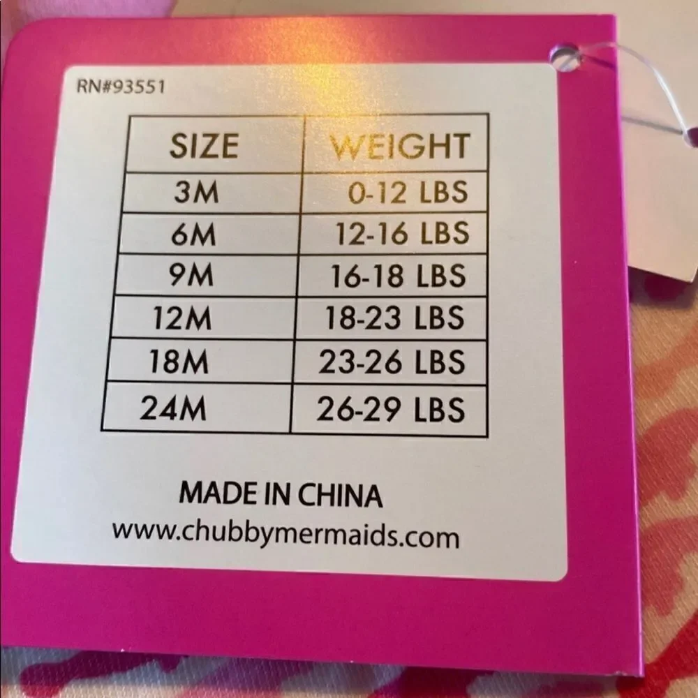 CHUBBY MERMAID Baby 24M “Save the Manatees” Cute Tops